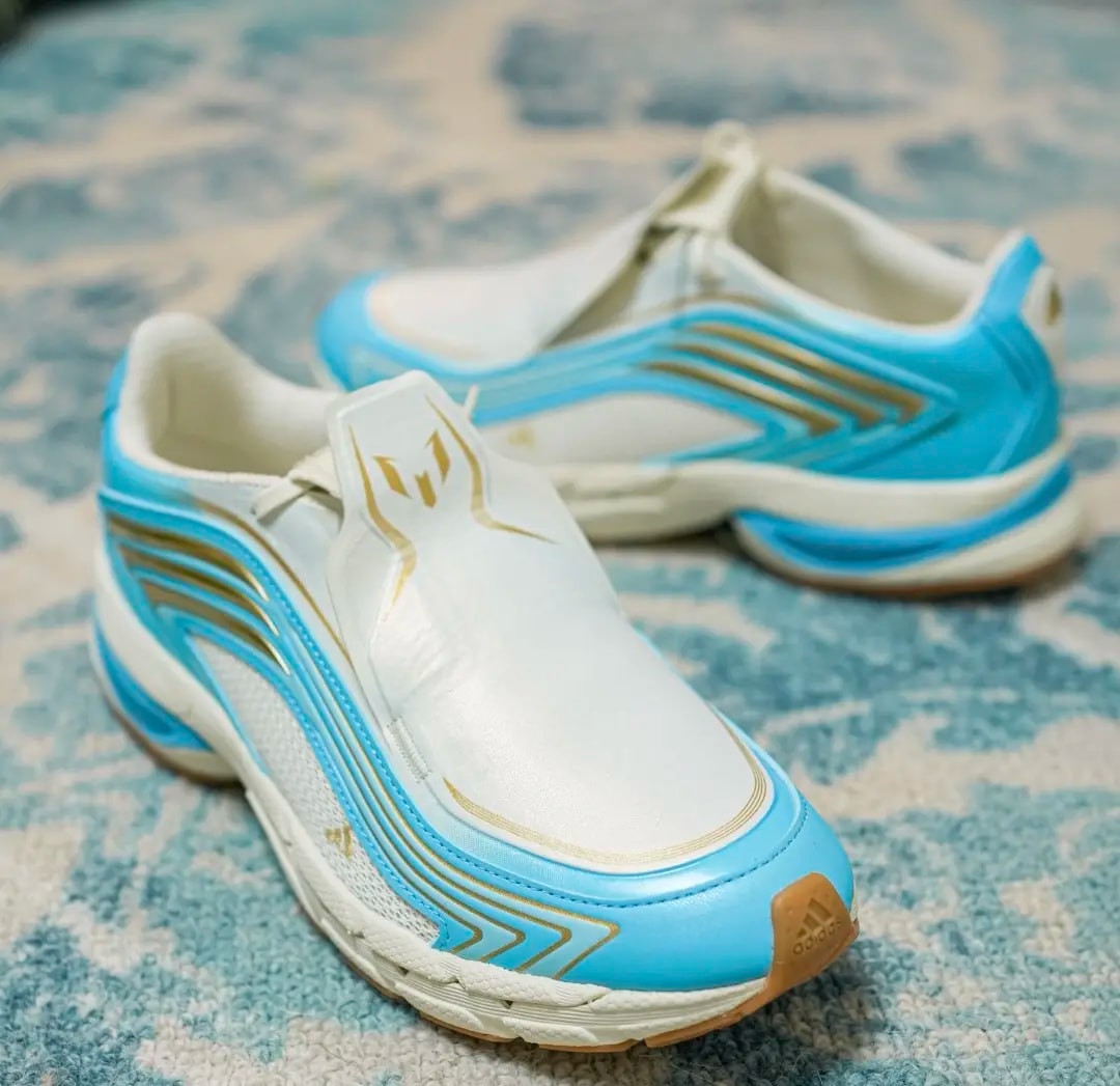 Giày Adidas Adistar Messi 'White Blue' KI7184 — ảnh 4