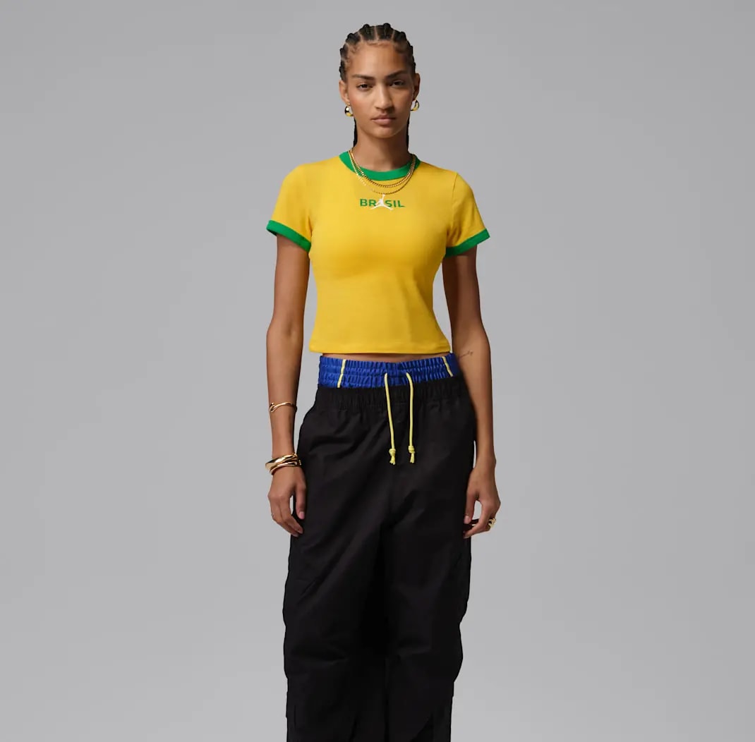 Áo Nike Jordan Graphic Brazil Crew-Neck Top IF3926-741 — ảnh 2