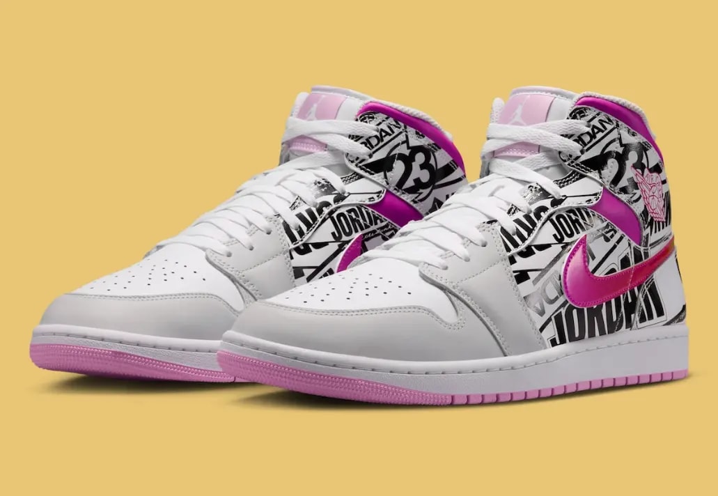 Giày Nike Air Jordan 1 Mid ‘What The Logo’ IX3522-101 — ảnh 3