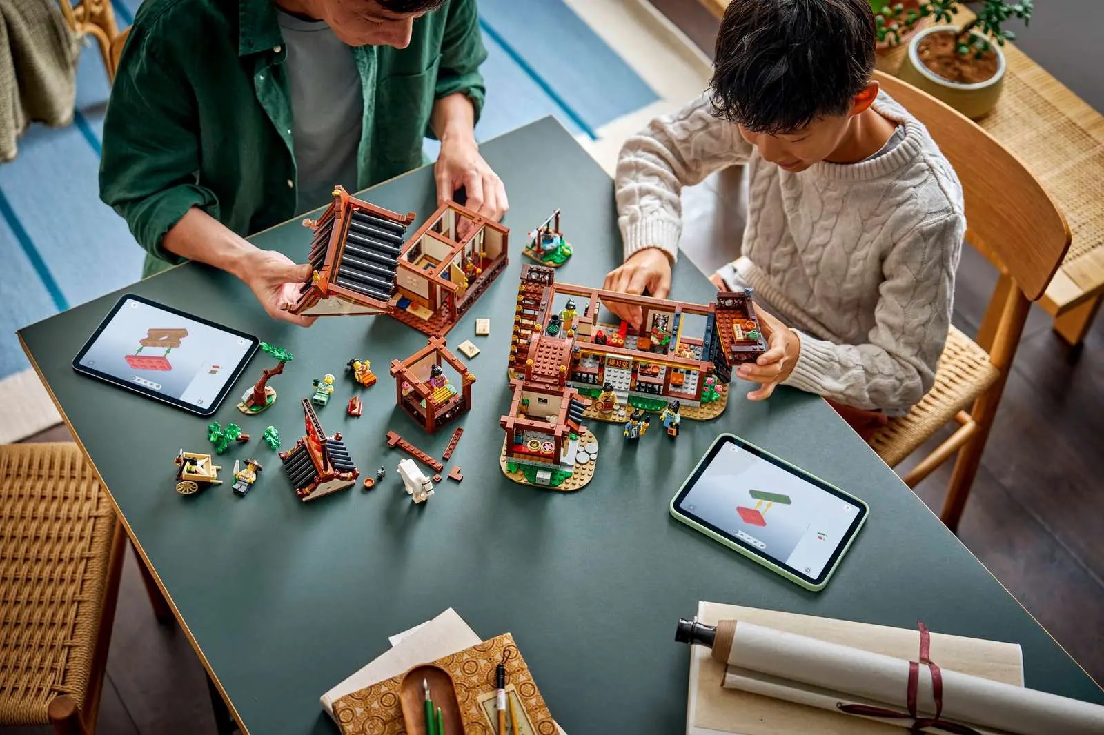 Mô hình Lego Ancient Moon-Gazing Inn 80121 — ảnh 2