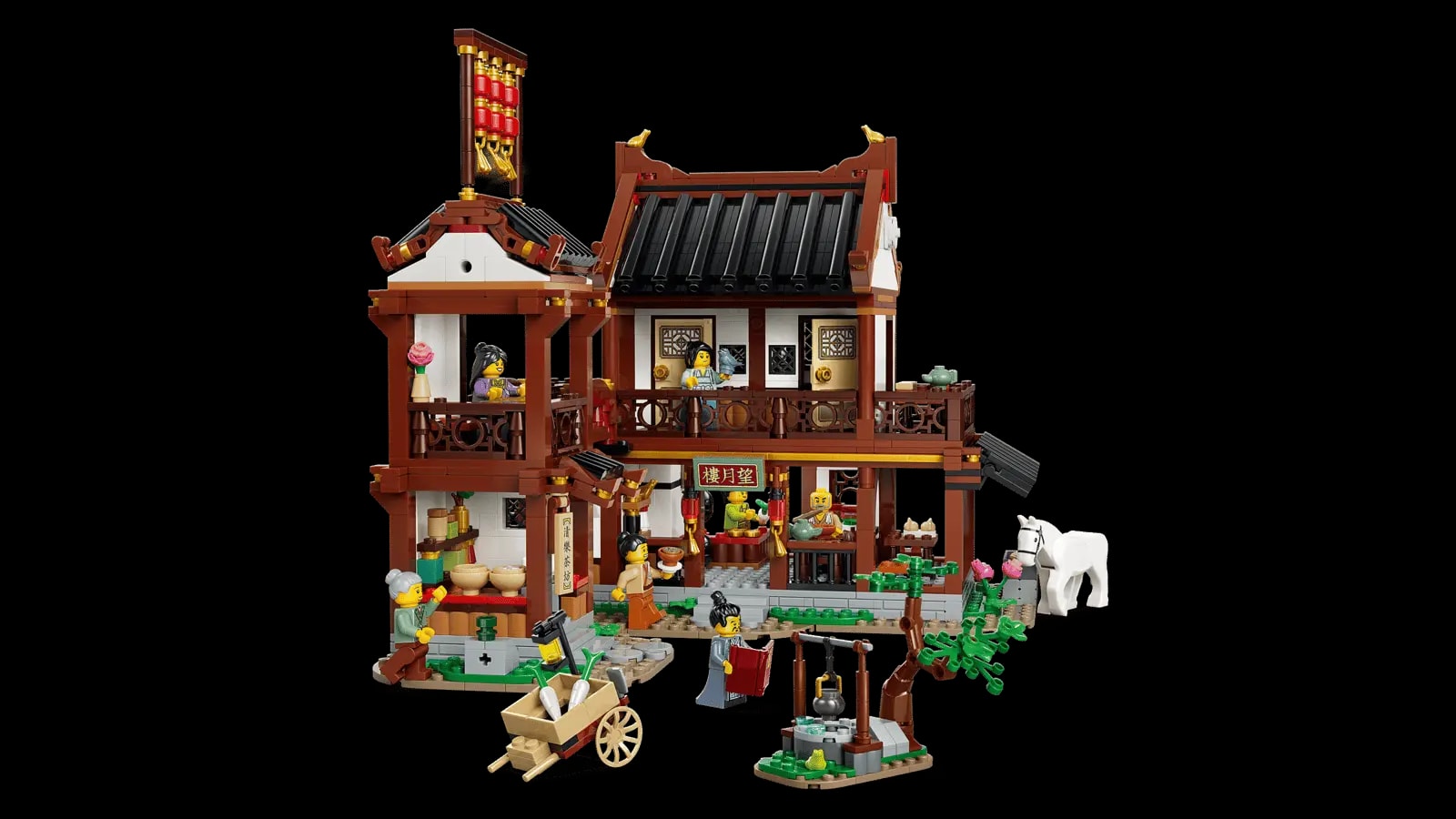 Mô hình Lego Ancient Moon-Gazing Inn 80121 — ảnh 5