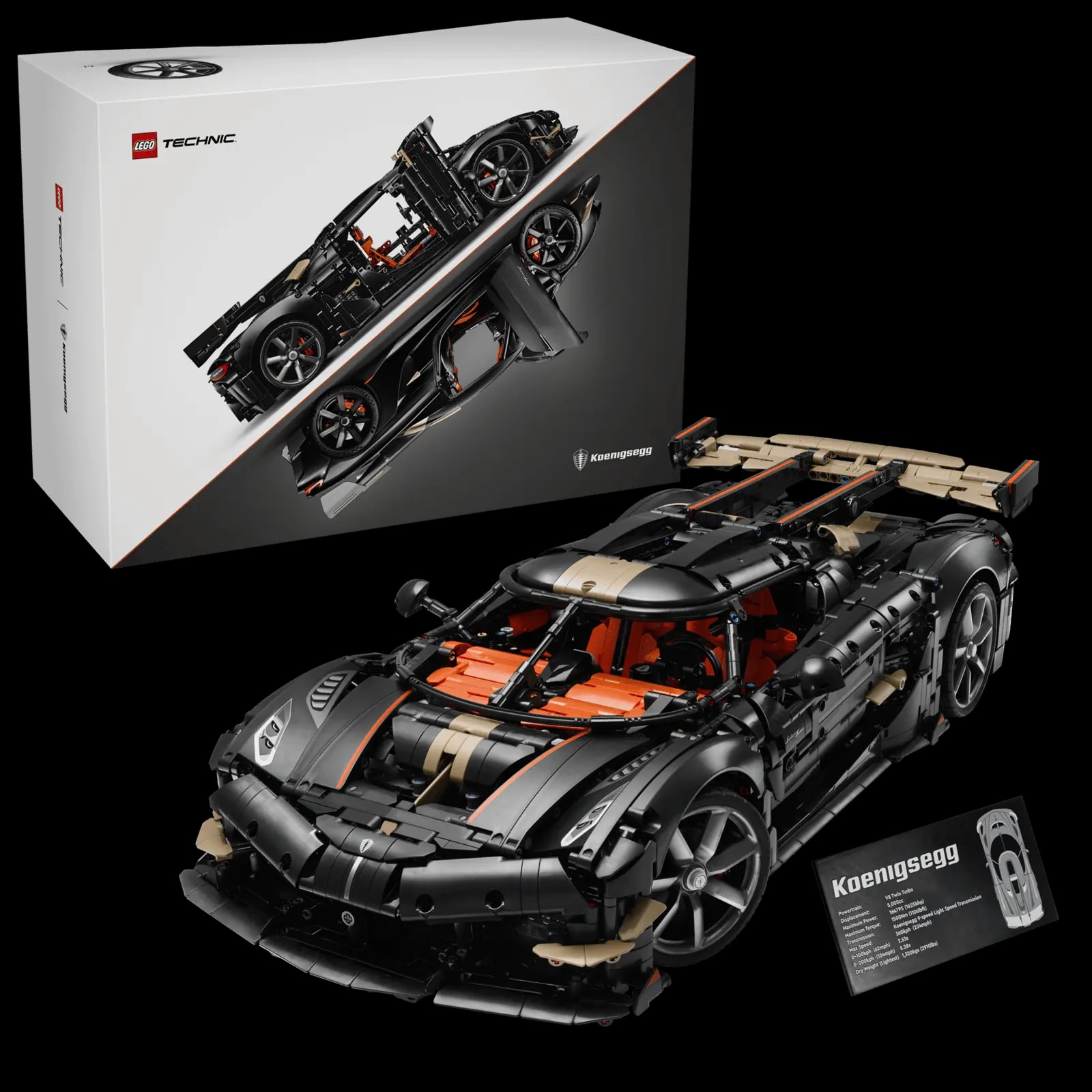 Mô hình Lego Koenigsegg Sadair's Spear Megacar 42232 — ảnh 5