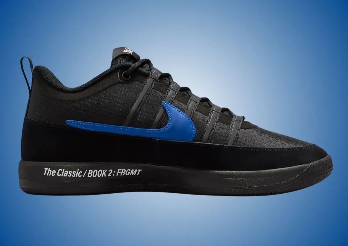 Giày Nike x Fragment Book 2 EP 'Black White Blue' IO9985-900 — ảnh 3