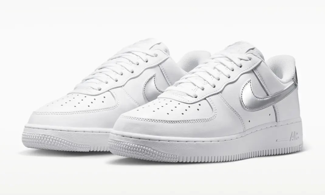 Giày Nike Air Force 1 Low '07 SE 'White Silver' IV5102-100 — ảnh 4