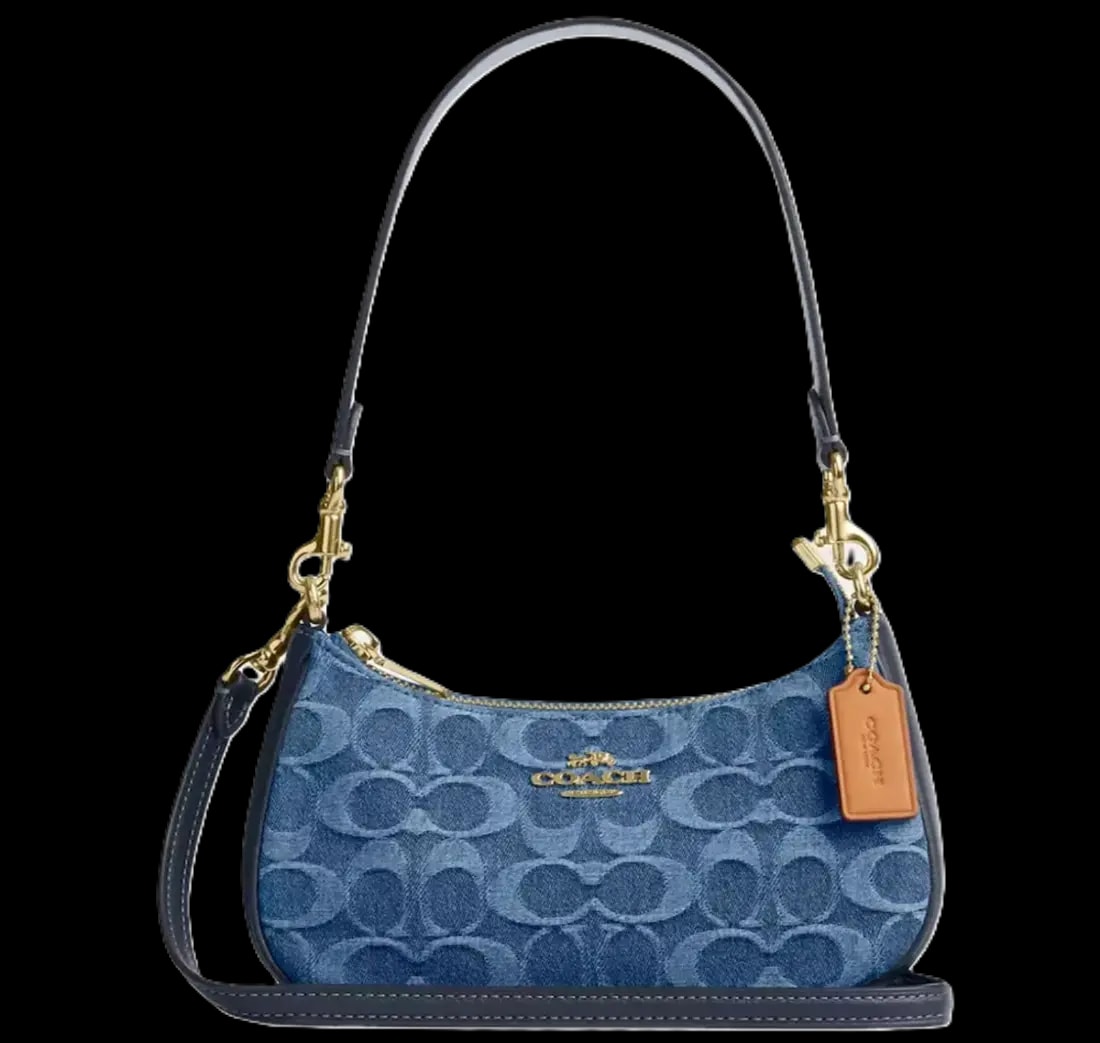Túi Coach Teri Mini Crossbody Bag ‘Blue’ CDQ25-IMTYV