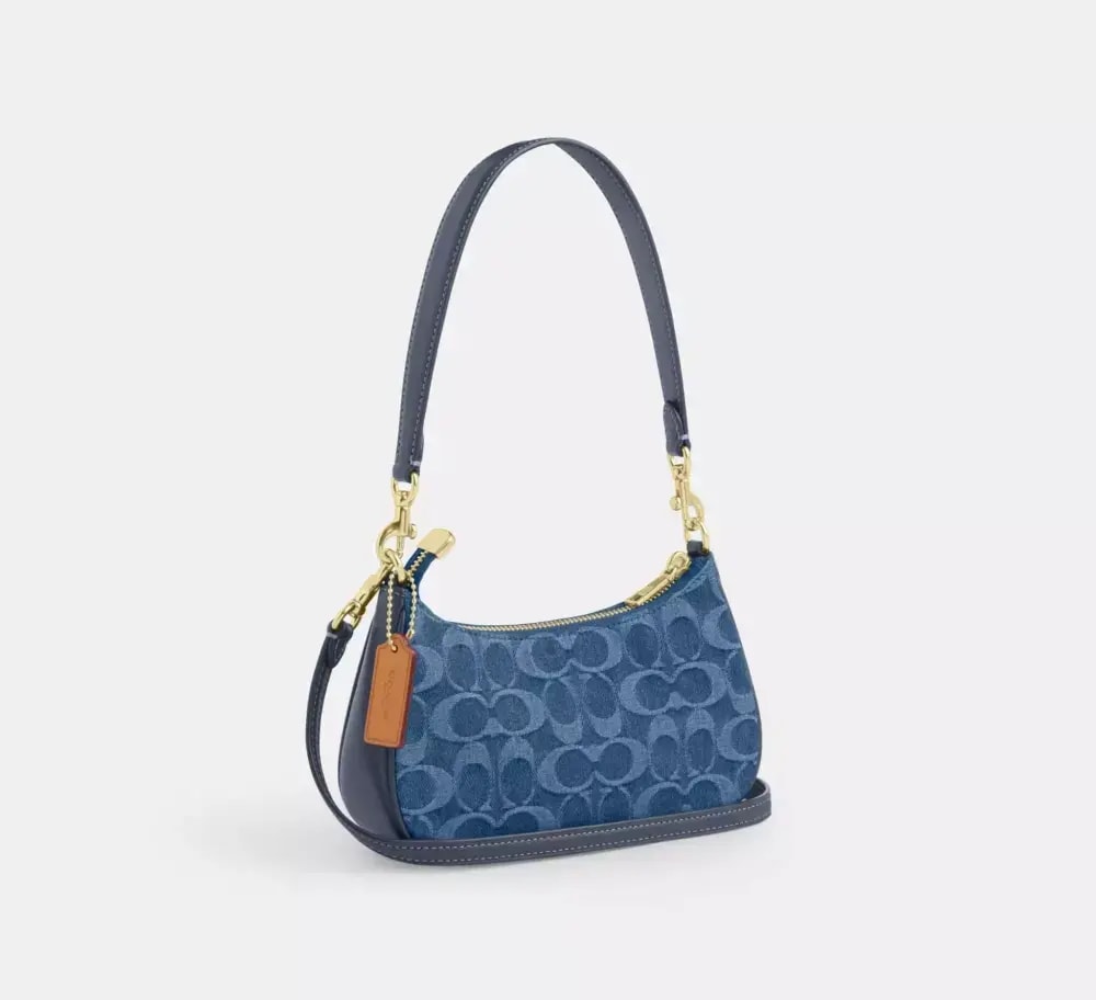 Túi Coach Teri Mini Crossbody Bag ‘Blue’ CDQ25-IMTYV — ảnh 4