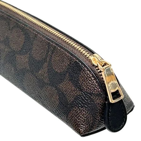 Túi Coach Pencil Case 'Walnut Black' CZ206-IMXAQ — ảnh 3
