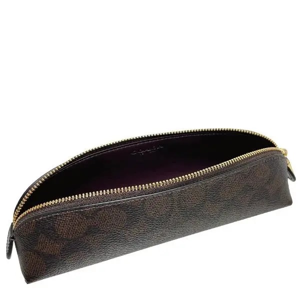 Túi Coach Pencil Case 'Walnut Black' CZ206-IMXAQ — ảnh 4