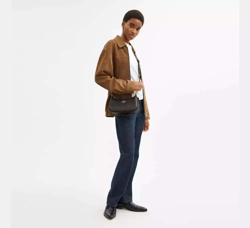 Túi Coach Teri Shoulder Bag 'Walnut' CV933-IMXAQ — ảnh 3