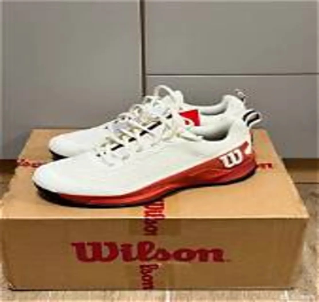 Giày Wilson Rush Lite 4.5 Clay 'White Red' WRS338000 — ảnh 2