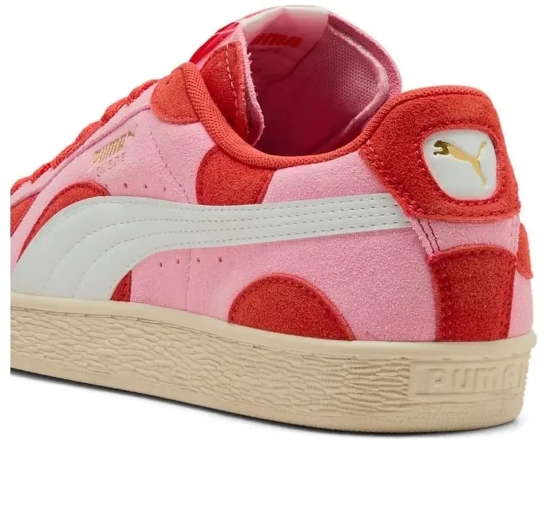 Giày Puma Suede Printed 'Pink Lilac Red' 409147-01 — ảnh 4