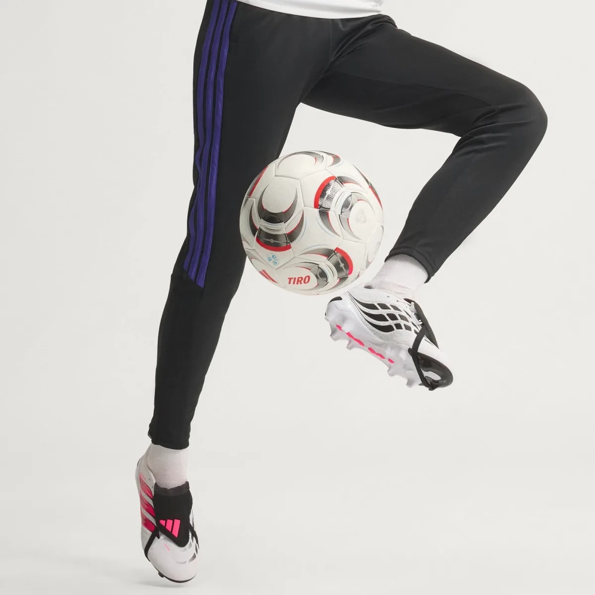 Giày Adidas Predator League Fold-Over Tongue FG 'White Pink' JP6278 — ảnh 4
