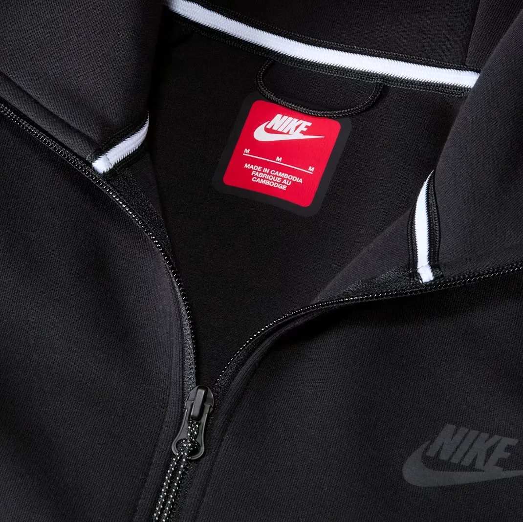 Áo Nike Sportswear Tech Fleece Windrunner 'Black' HV0950-010 — ảnh 4