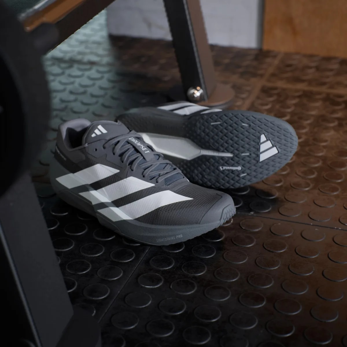Giày Adizero Dropset Pro 'Grey Cloud White' LA6249 — ảnh 4