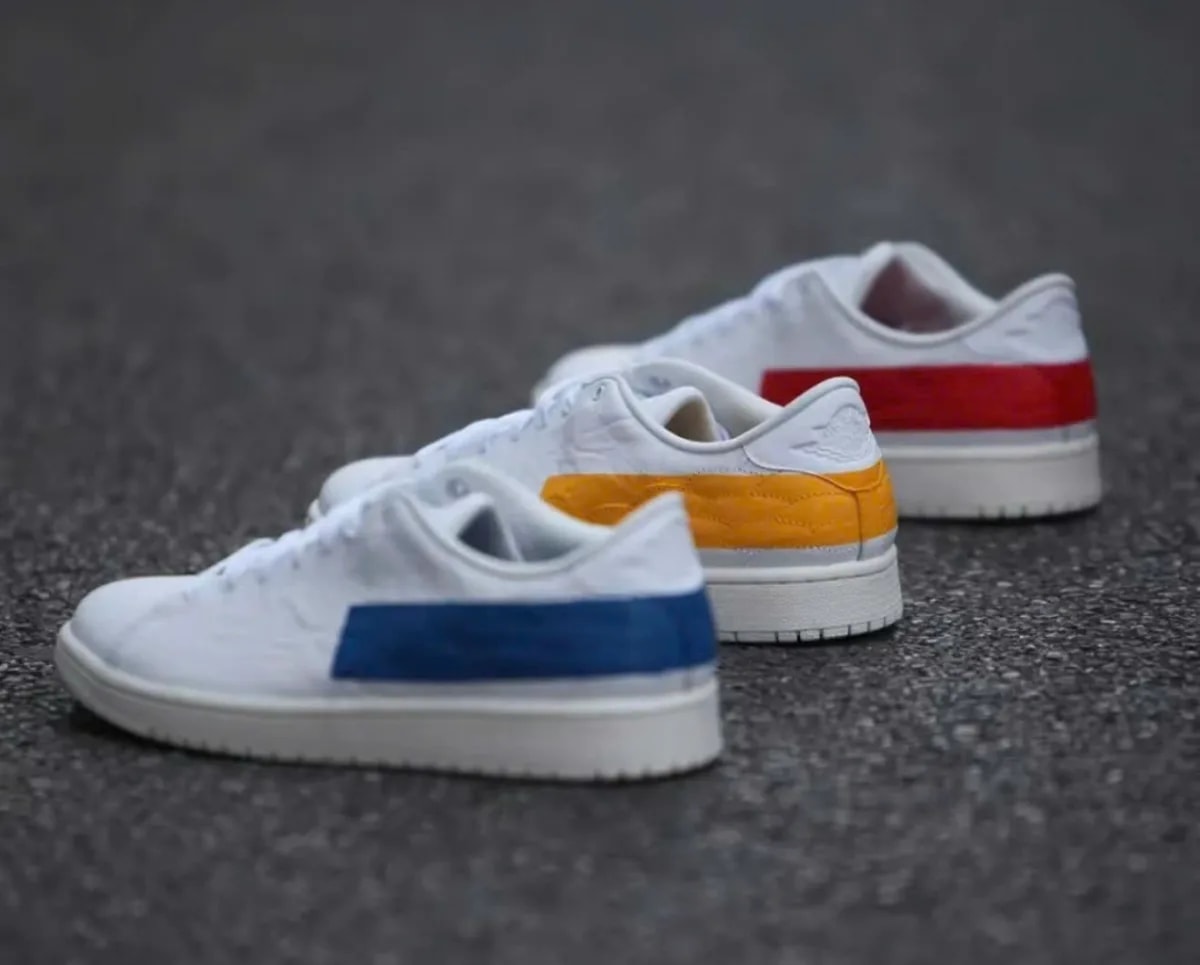 Giày Nike Air Jordan 1 Centre Court 'University Gold' DJ2756-102 — ảnh 2