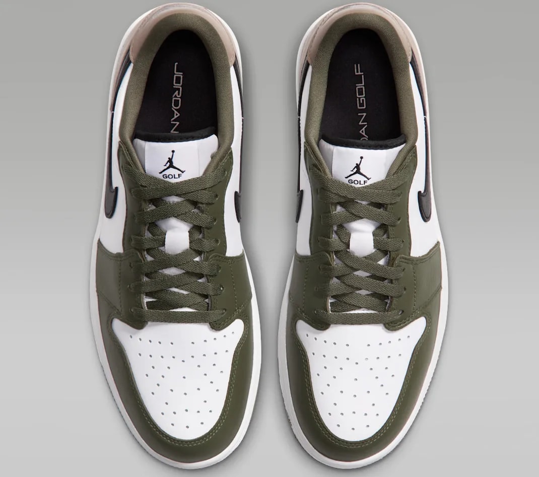 Giày Nike Air Jordan 1 Low 'Medium Olive Khaki' DD9315-121 — ảnh 3