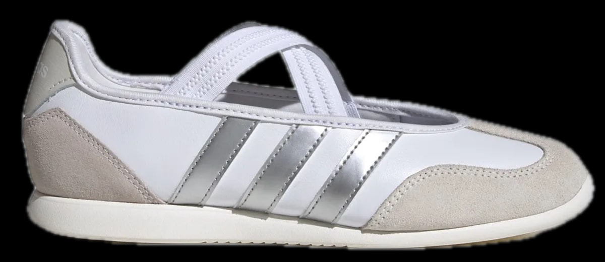 Giày Adidas Barreda Mary Jane 'White Silver Metallic' HQ7400 — kich-thuoc: 36