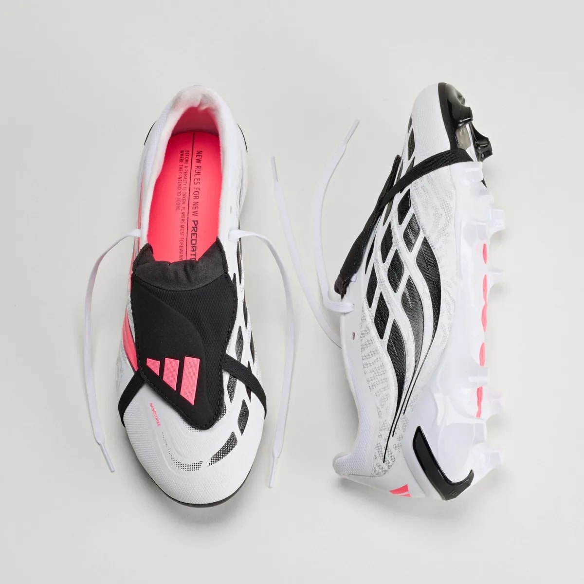 Giày Adidas Predator League Fold-Over Tongue FG 'White Pink' JP6278 — ảnh 5