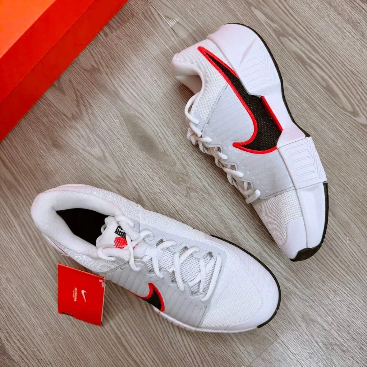 Giày Nike GP Challenge Pro 'White Black Light Crimson' IF7052-101 — ảnh 2