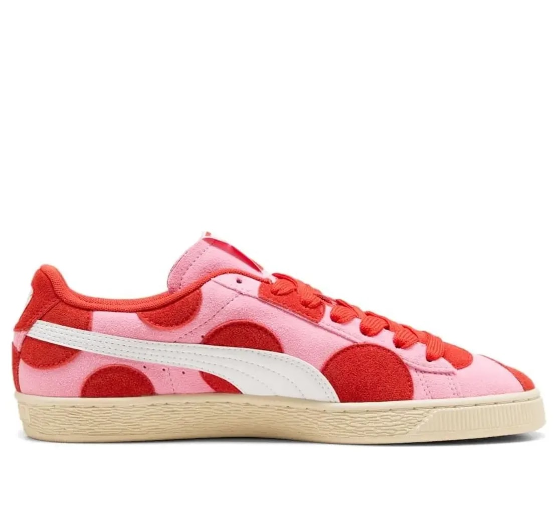Giày Puma Suede Printed 'Pink Lilac Red' 409147-01 — ảnh 2