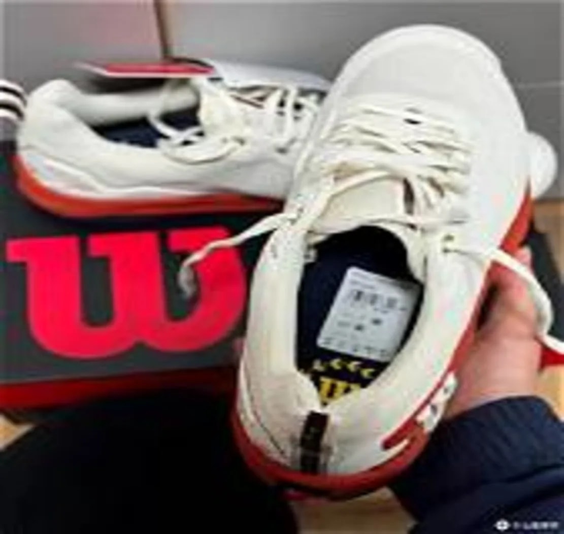 Giày Wilson Rush Lite 4.5 Clay 'White Red' WRS338000 — ảnh 3