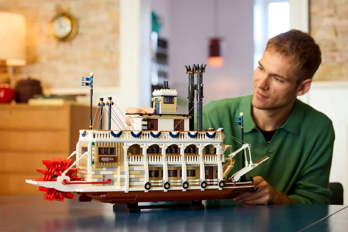Mô hình Lego River Steamboat 21356 — ảnh 3