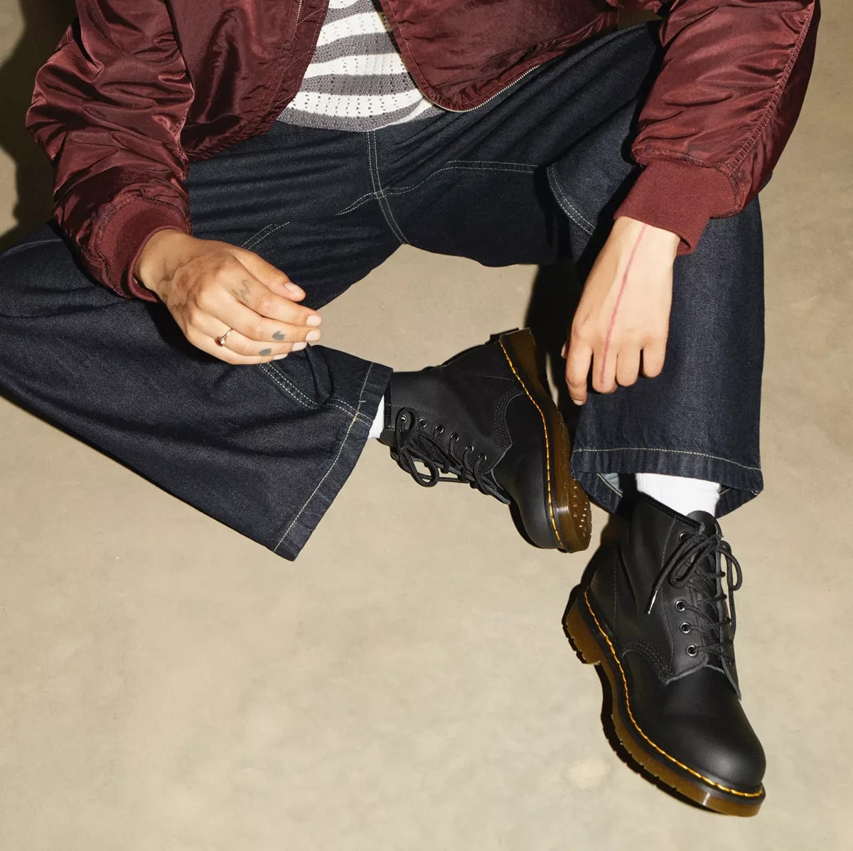 Giày Dr.Martens 101 Leather 'Black' 26409001 — ảnh 3