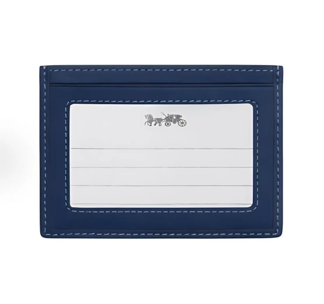 Ví Coach Slim Id Card Case 'Navy' CY907-SVXR9 — ảnh 3