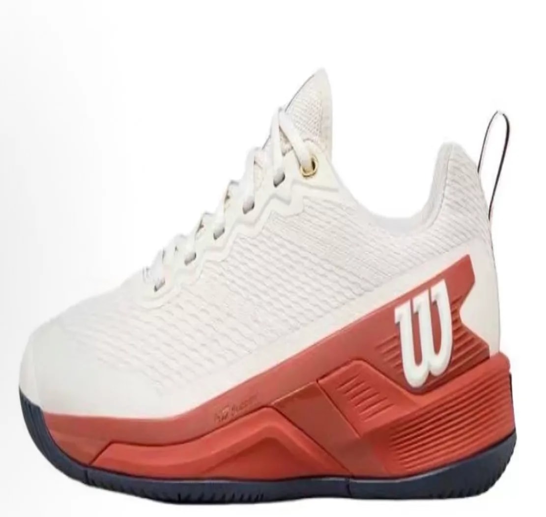 Giày Wilson Rush Lite 4.5 Clay 'White Red' WRS338000 — ảnh 4