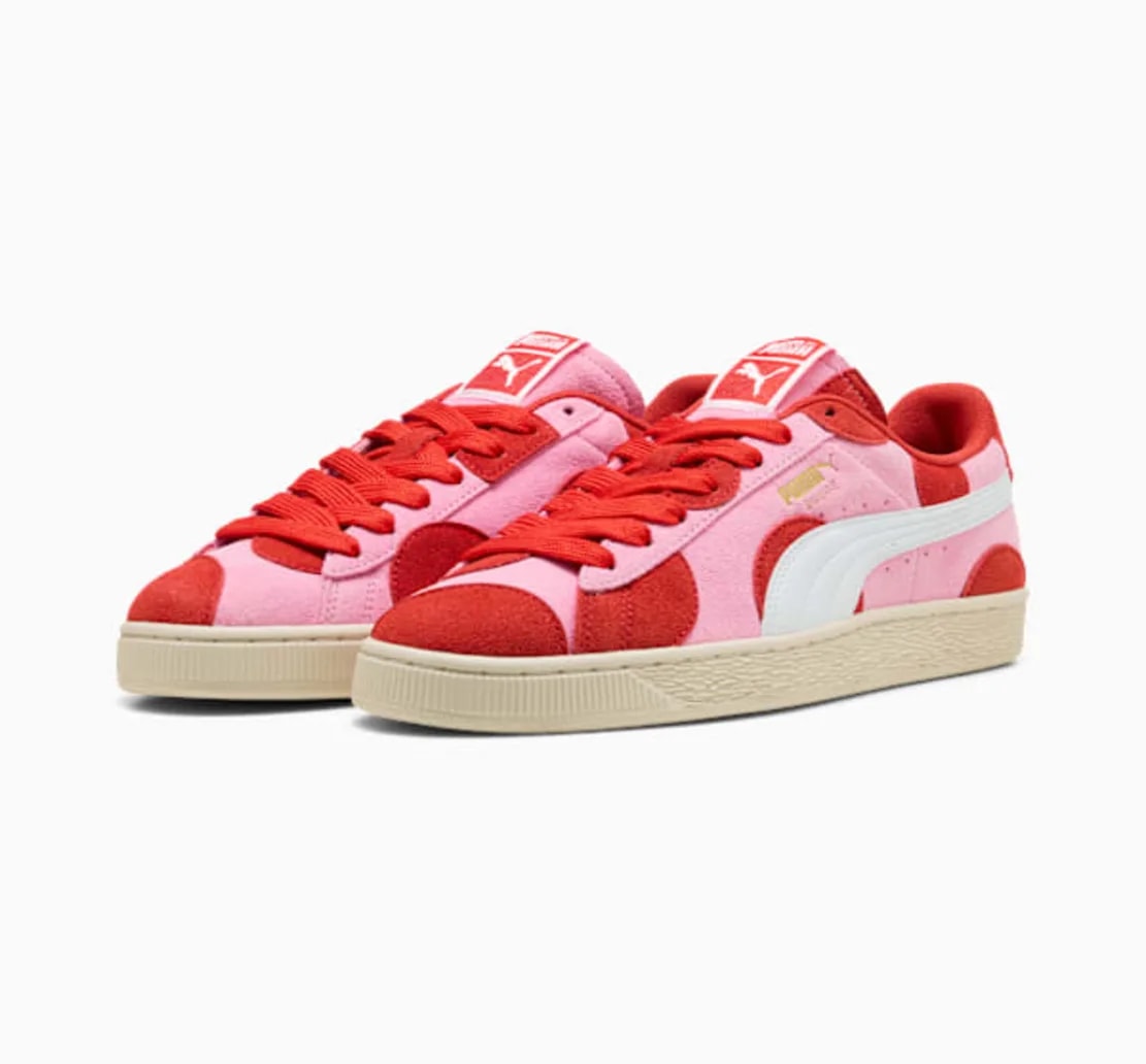 Giày Puma Suede Printed 'Pink Lilac Red' 409147-01 — ảnh 5
