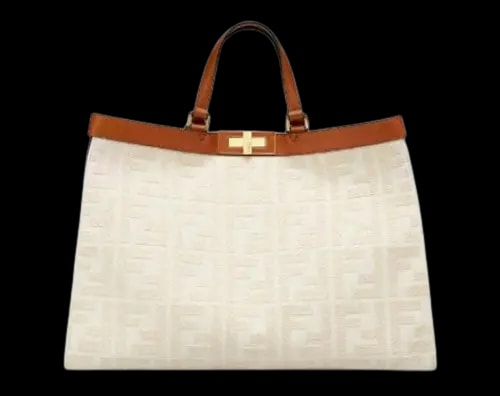 Túi Fendi Peekaboo X-TOTE Canvas Bag 'White' 8BH374A9P6F189S Túi Fendi Peekaboo X-TOTE Canvas Bag 'White' 8BH374A9P6F189S
