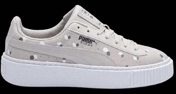 Giày Puma Suede Platform Dots Jr 'Silver Gray' 368991-02 Giày Puma Suede Platform Dots Jr 'Silver Gray' 368991-02