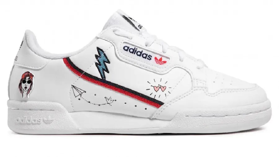 Giày Adidas Continental 80 J Młodzieżowe Białe FX6067 — kich-thuoc: 40 Giày Adidas Continental 80 J Młodzieżowe Białe FX6067 — kich-thuoc: 40