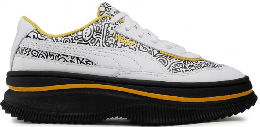 Giày Puma x Mr Doodle Deva 'White Yellow' 374221-01 Giày Puma x Mr Doodle Deva 'White Yellow' 374221-01