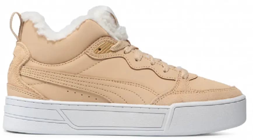 Giày Puma Skye Demi Teddy Pebble Pebble White Gold 381151-02 Giày Puma Skye Demi Teddy Pebble Pebble White Gold 381151-02
