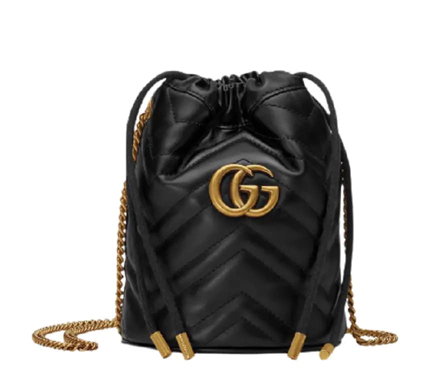 Túi Gucci Leather GG Marmont Mini Bucket Bag 575163-DTDRT-1000 Túi Gucci Leather GG Marmont Mini Bucket Bag 575163-DTDRT-1000