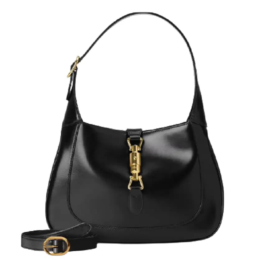 Túi Gucci Jackie 1961 Small Shoulder Black Leather 636709-10O0G-1000 Túi Gucci Jackie 1961 Small Shoulder Black Leather 636709-10O0G-1000