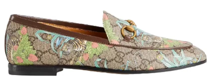 Giày Gucci Tiger Women's Jordaan Loafer 687589-UUA10-8471 Giày Gucci Tiger Women's Jordaan Loafer 687589-UUA10-8471