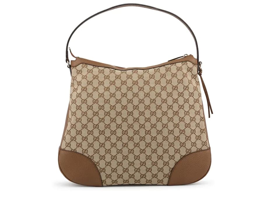 Gucci Bree GG Leather Canvas Shoulder Bag 449244 KY9LG 8610 Gucci Bree GG Leather Canvas Shoulder Bag 449244 KY9LG 8610