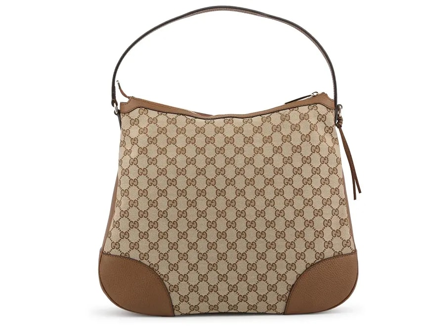 Gucci Bree GG Leather Canvas Shoulder Bag 449244 KY9LG 8610 Gucci Bree GG Leather Canvas Shoulder Bag 449244 KY9LG 8610