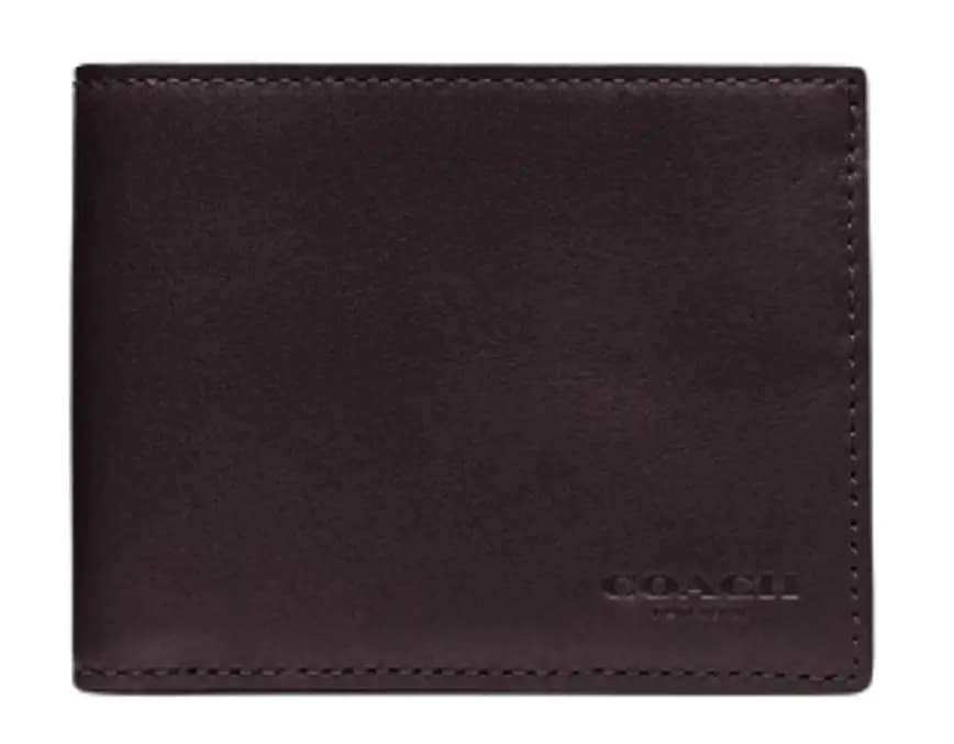 VÍ Coach Slim Biilfold ID Wallet 'Chestnut' VÍ Coach Slim Biilfold ID Wallet 'Chestnut'