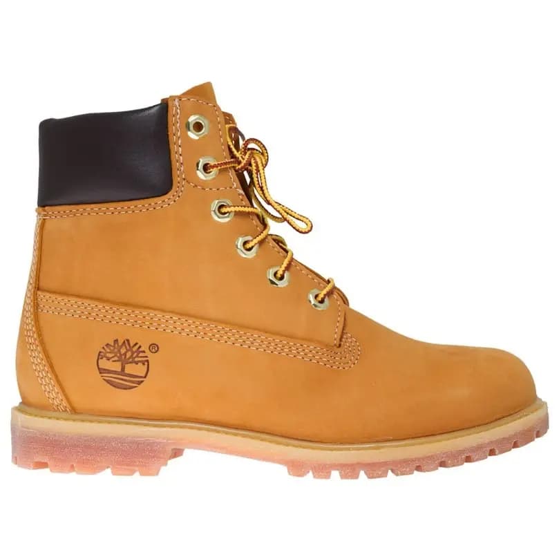 Giày Timberland 6 Inch Premium Lace Up Beige Flat Boots 10361W Giày Timberland 6 Inch Premium Lace Up Beige Flat Boots 10361W