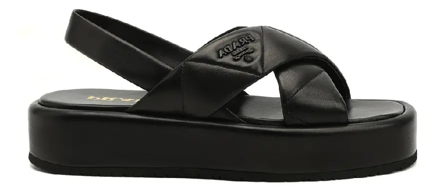 Dép Prada Logo Quilted Platform 'Black' 1XZ749 038 F0002 — kich-thuoc: lien-he-order Dép Prada Logo Quilted Platform 'Black' 1XZ749 038 F0002 — kich-thuoc: lien-he-order