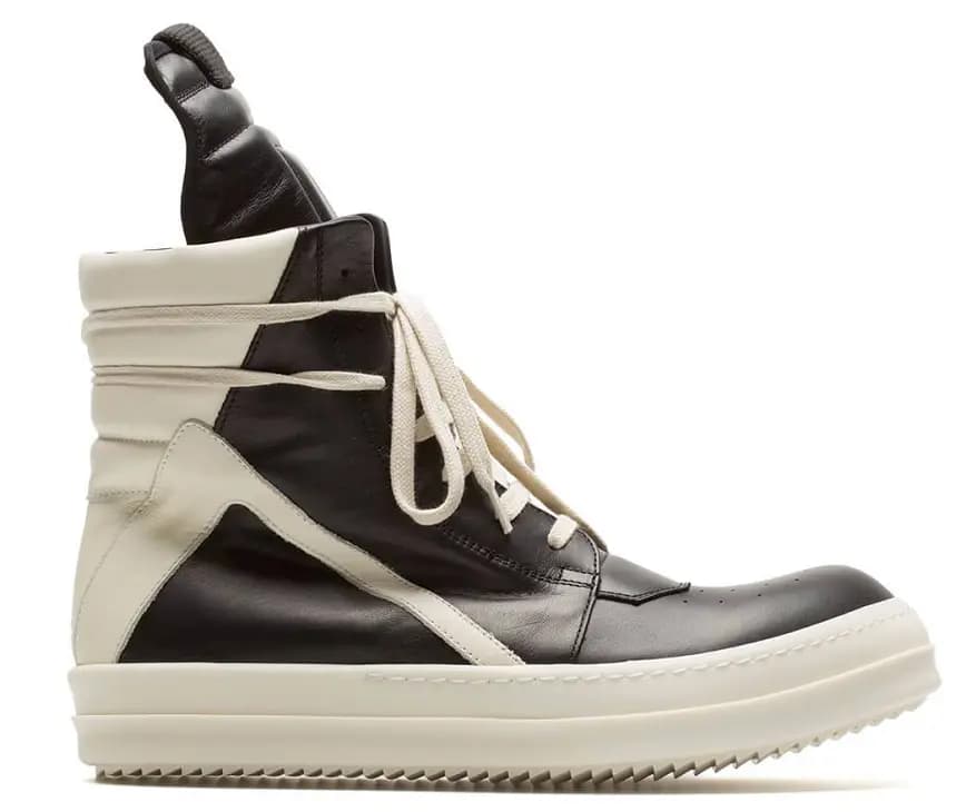 Giày Rick Owens Geobasket Sneakers Black RU21S6894 Giày Rick Owens Geobasket Sneakers Black RU21S6894