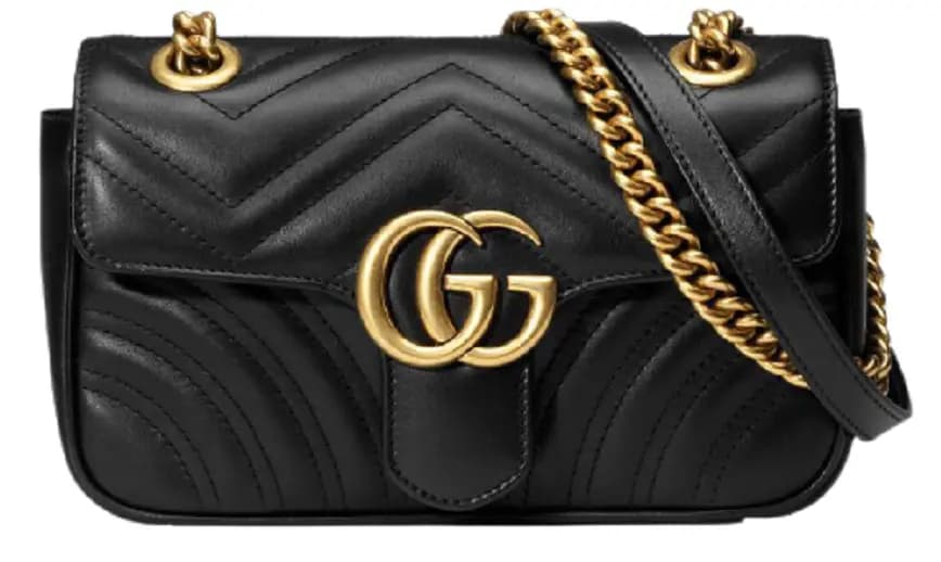 Túi Gucci GG Marmont Mini Bag Matelassé Black Leather 446744 DTDIT 1000 Túi Gucci GG Marmont Mini Bag Matelassé Black Leather 446744 DTDIT 1000