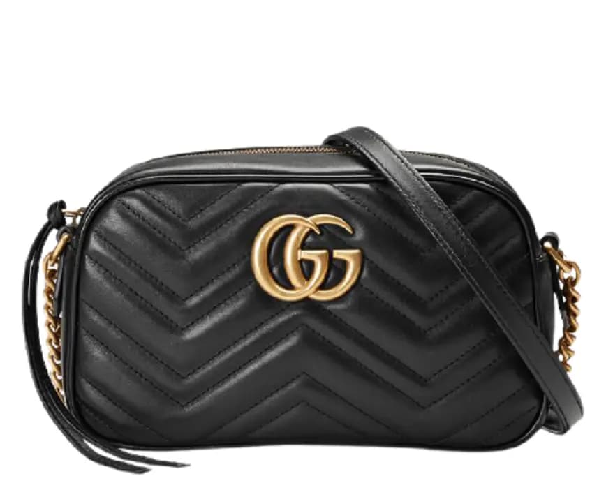 Túi Gucci GG Marmont Matelassé Shoulder Bag Black Leather 447632 DRW1T 1000 Túi Gucci GG Marmont Matelassé Shoulder Bag Black Leather 447632 DRW1T 1000