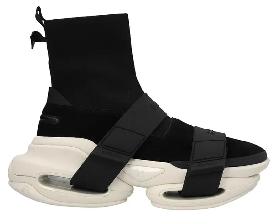 Giày Balmain Logo Sock 'Black' YM1VH229TKUDEAB Giày Balmain Logo Sock 'Black' YM1VH229TKUDEAB