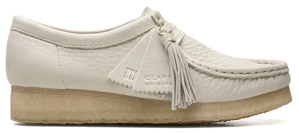 Giày Clarks Wallabee 'White Nubuck' 261-65560 Giày Clarks Wallabee 'White Nubuck' 261-65560