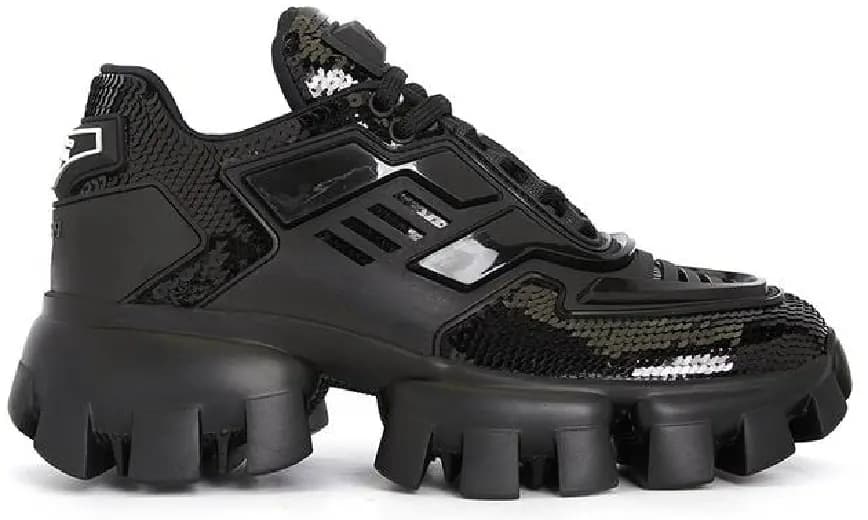 Giày Prada Cloudburst Thunder Sequin 'Black' 1E786M-959-F0002 Giày Prada Cloudburst Thunder Sequin 'Black' 1E786M-959-F0002