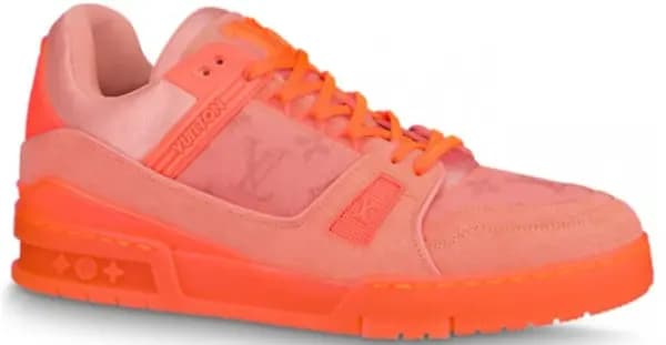 Giày Louis Vuitton Trainer 'Fluorescent Orange Monogram' 1A8KCS Giày Louis Vuitton Trainer 'Fluorescent Orange Monogram' 1A8KCS
